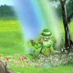leprechaun and pot of gold