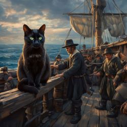 cat on Mayflower