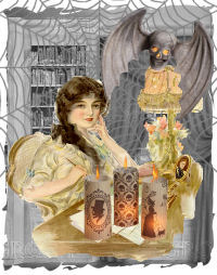 ghost at desk
