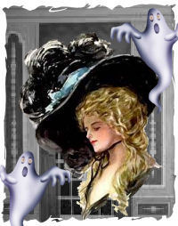 ghost with big hat