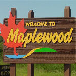 welcome to Maplewood sign