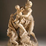 statue of Leto with children