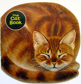 cat-shaped book