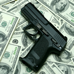 gun and money