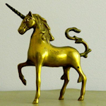 brass unicorn