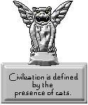 cat statue
