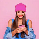 woman with cell phone