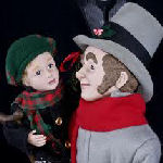 Bob Cratchit and Tiny Tim