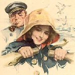 man and woman in boat