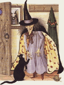 cat and witch