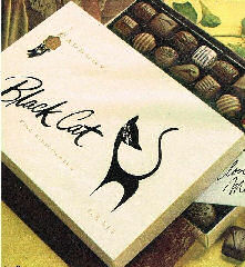 box of Black Cat chocolates
