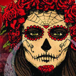 skeleton face makeup