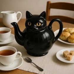 cat teapot