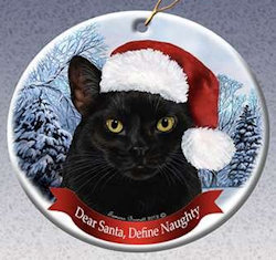 cat Christmas ornament
