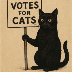 cats for Bernie Sanders