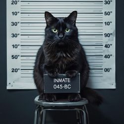 cat mug shot