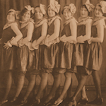 seven women on stage