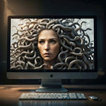 Medusa on computer screen