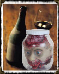 bottle and glass of wine