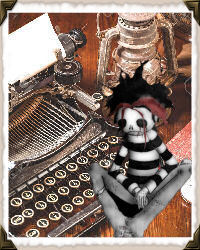 old-fashioned typewriter